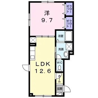 コートK【1階】の間取り