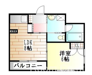 アップフィールド富田橋【1階】の間取り