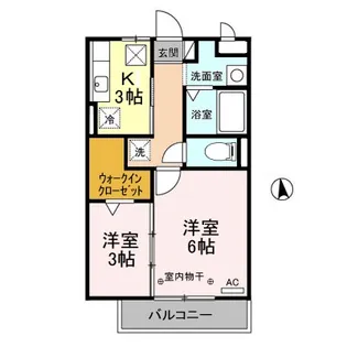 クレインハイム【2階】の間取り