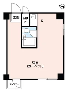 プリメーラ道玄坂【9階】の間取り