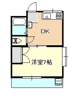 ロイヤル黒崎 No.2【2階】の間取り