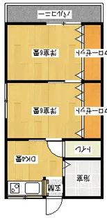 ファミーユ深沢【1階】の間取り