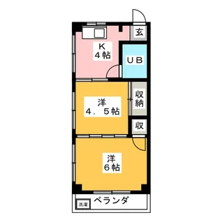 稲葉ビル【4階】の間取り