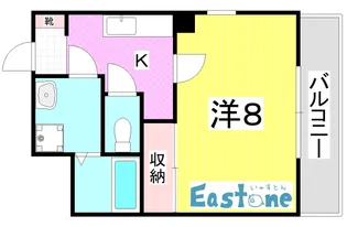 ライジングサン【2階】の間取り