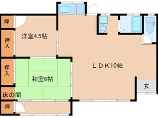 福岡県久留米市御井町【一戸建】の間取り