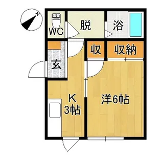 GalleryーSI【2階】の間取り