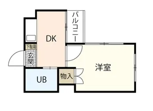 ウイング大竹【4階】の間取り