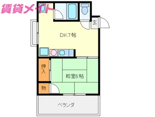 ウイングルートII【4階】の間取り