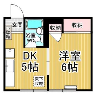 新鹿沼ロイヤルマンション【1階】の間取り