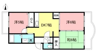 ルミエール大倉山【3階】の間取り