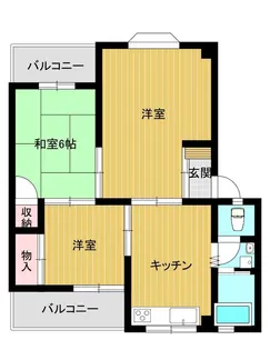 第2高尾マンション【3階】の間取り