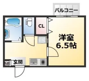 ラ・シャンブル名倉【2階】の間取り