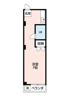 旭ハイツ【1階】の間取り