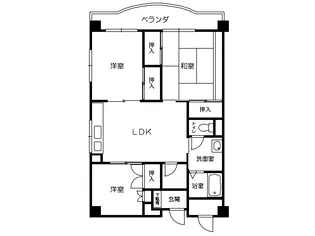 プレシャス長者【8階】の間取り