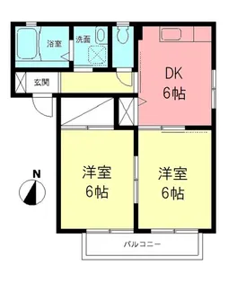 シティパル【1階】の間取り