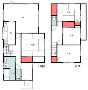 千葉県茂原市弓渡【一戸建】の間取り