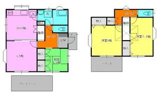 神奈川県相模原市中央区田名【一戸建】の間取り