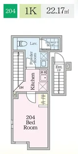 グランディール東高円寺【2階】の間取り