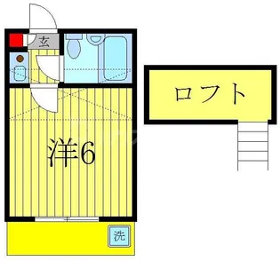 ジュネコーポ八ヶ崎【1階】の間取り