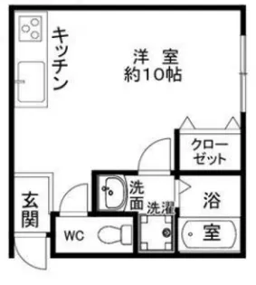 鴨戸ハイツ【3階】の間取り
