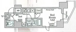 神奈川県横浜市鶴見区鶴見中央4【マンション】の間取り