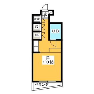 ミコノス【3階】の間取り