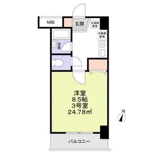 埼玉県所沢市緑町2【マンション】の間取り