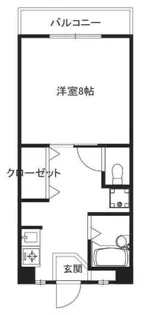 プラーフ湊川【3階】の間取り