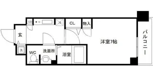 スワンズ谷町セントシティ【3階】の間取り
