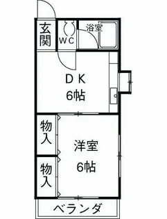 第3湘南ハイツ【2階】の間取り