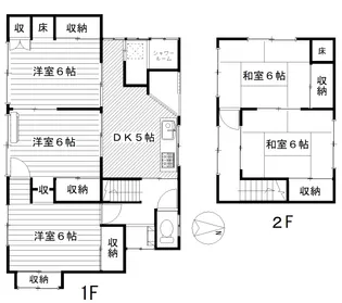 群馬県高崎市下小鳥町【一戸建】の間取り
