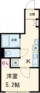 ルーム馬込の間取り