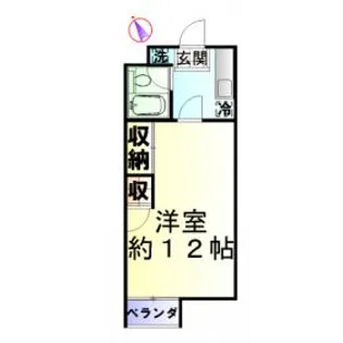 シャトー曙【3階】の間取り
