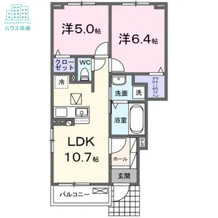 マーベラス サライB【1階】の間取り