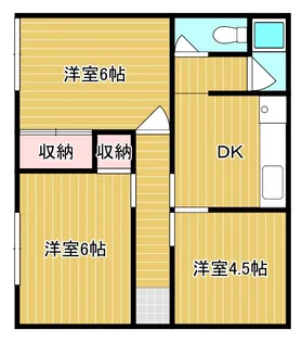 千葉県銚子市上野町【一戸建】の間取り