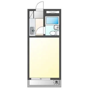 ロータリーマンション丸亀【4階】の間取り