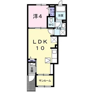 ステラII【1階】の間取り