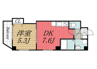 千葉県千葉市中央区長洲1【マンション】の間取り