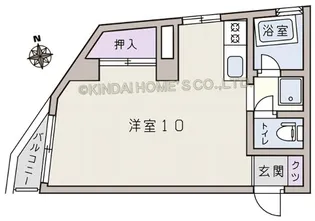東京都渋谷区神泉町【マンション】の間取り