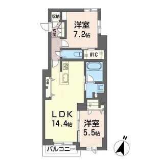 カンパーナ プリータ【2階】の間取り