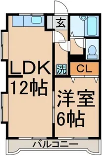 ゴールデン パレス【2階】の間取り