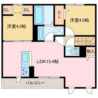 ステラアーク【2階】の間取り