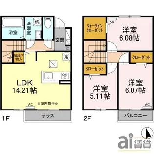 東京都国分寺市新町1【一戸建】の間取り