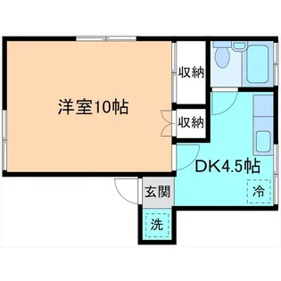 ロアール鈴見【1階】の間取り