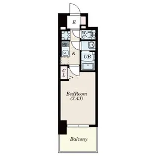 エスライズ神戸三宮山手通壱番館【2階】の間取り