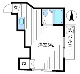 パールハイツ【2階】の間取り