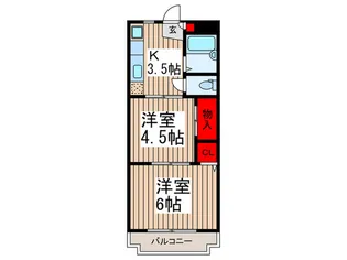 インペリアルハイツ【3階】の間取り