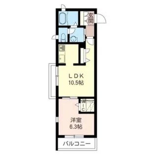 プルミエ グランクリュ【3階】の間取り
