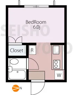東京都世田谷区宮坂1【アパート】の間取り