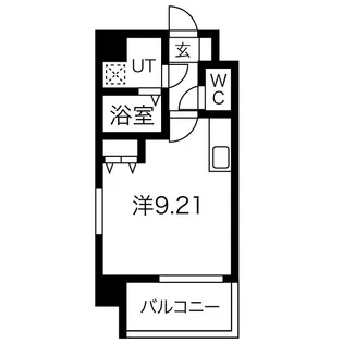 1Rの間取り画像